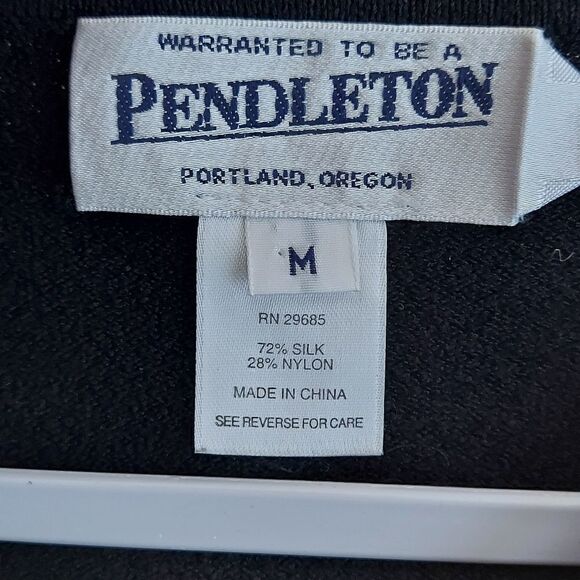 Vintage Pendleton silk-blend cardigan - Picture 7 of 9